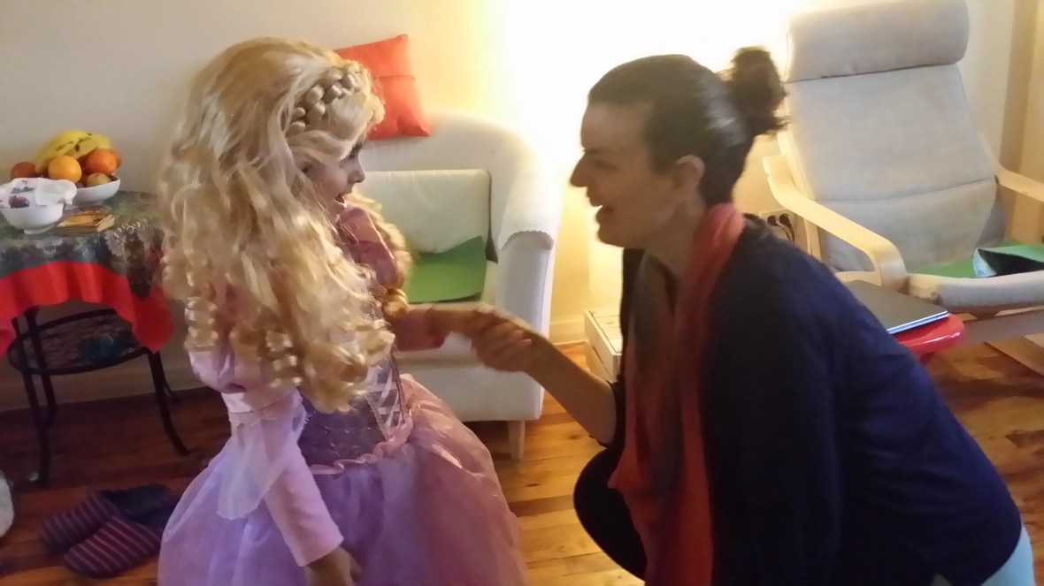 Marija meeting the princess Mila