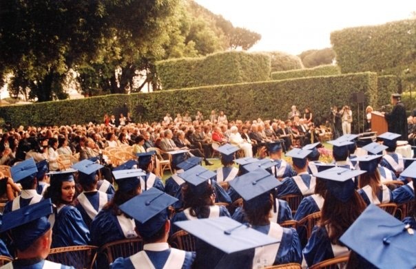 Slika sa diplomiranja - studije Medjunarodnih odnosa u Rimu, 2003.